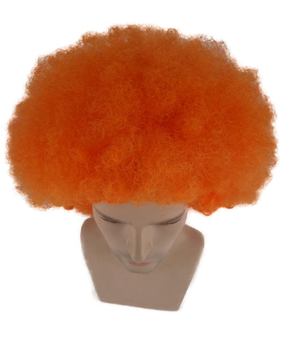 Wigs2you ハロウィンパーティープレミアム メンズ H-652 スーパーアフロウィッグ オレンジ色