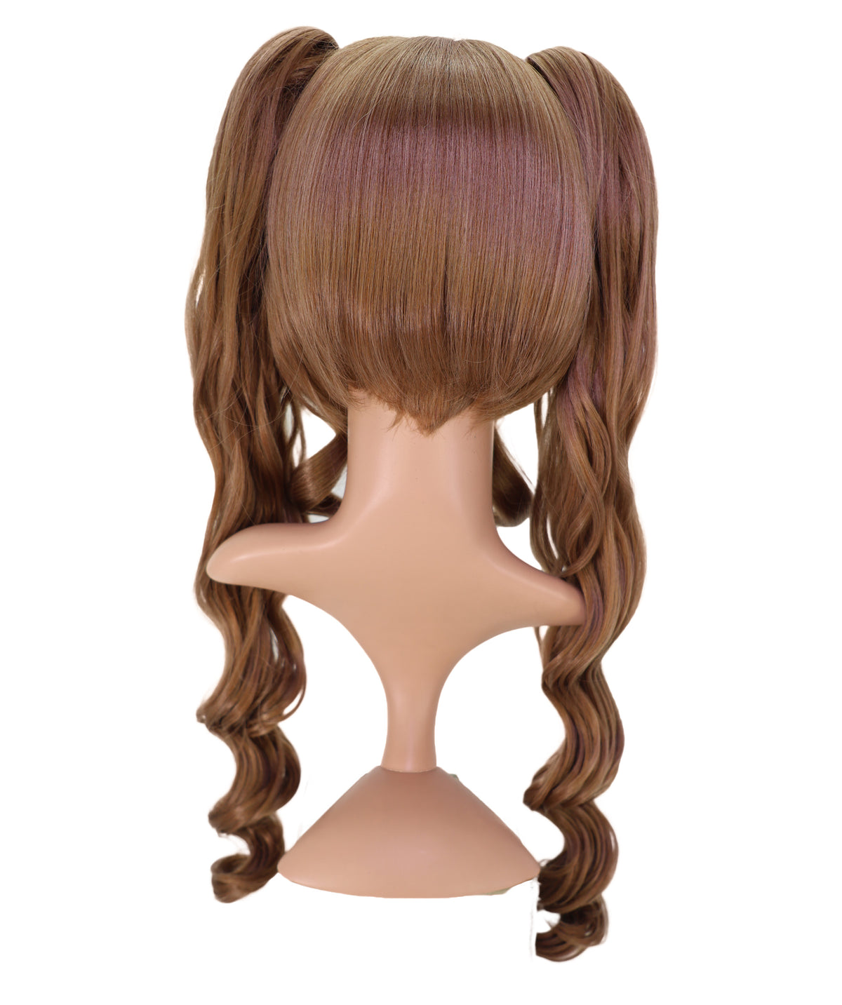 Wigs2you C-232 「26インチ ゴールデンチェスナット コスプレウィッグ（女性用）、ロングカールツインポニーテール アニメコスチュームウィッグ（フルバング付き）」