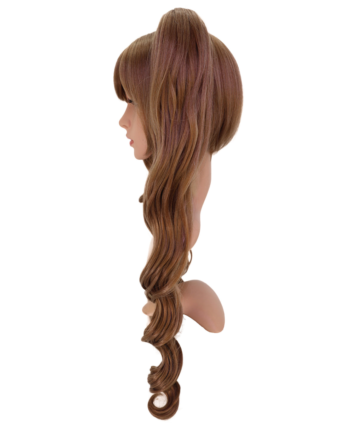 Wigs2you C-232 「26インチ ゴールデンチェスナット コスプレウィッグ（女性用）、ロングカールツインポニーテール アニメコスチュームウィッグ（フルバング付き）」
