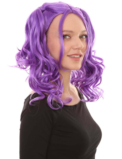 Wigs2you ハロウィンパーティー プレミアム レディース H-747 ドリー ピグテール ウィッグ ライラック色