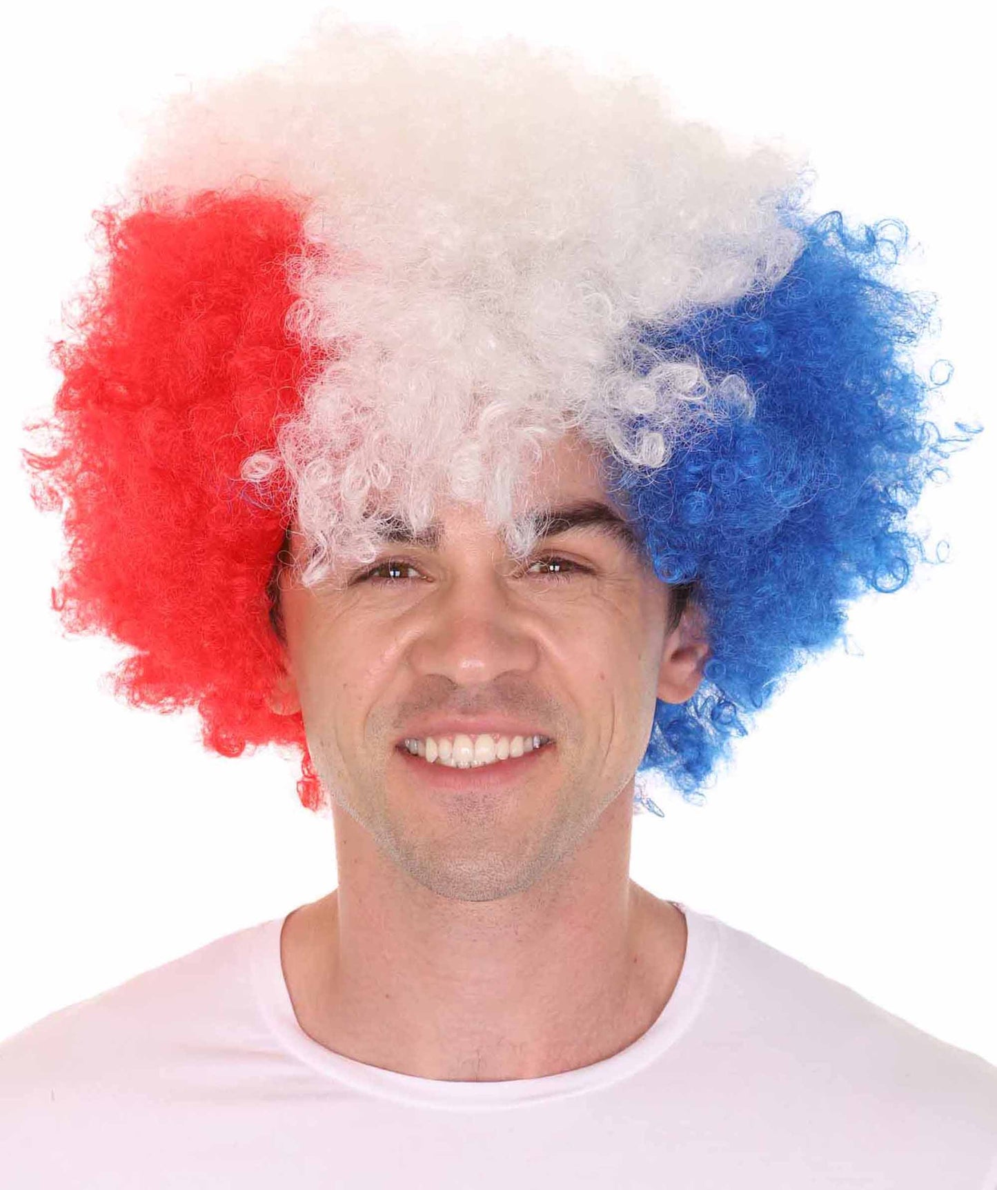 Wigs2you ハロウィンパーティープレミアム メンズ H-650 スーパーアフロウィッグ ミックスマルチカラー