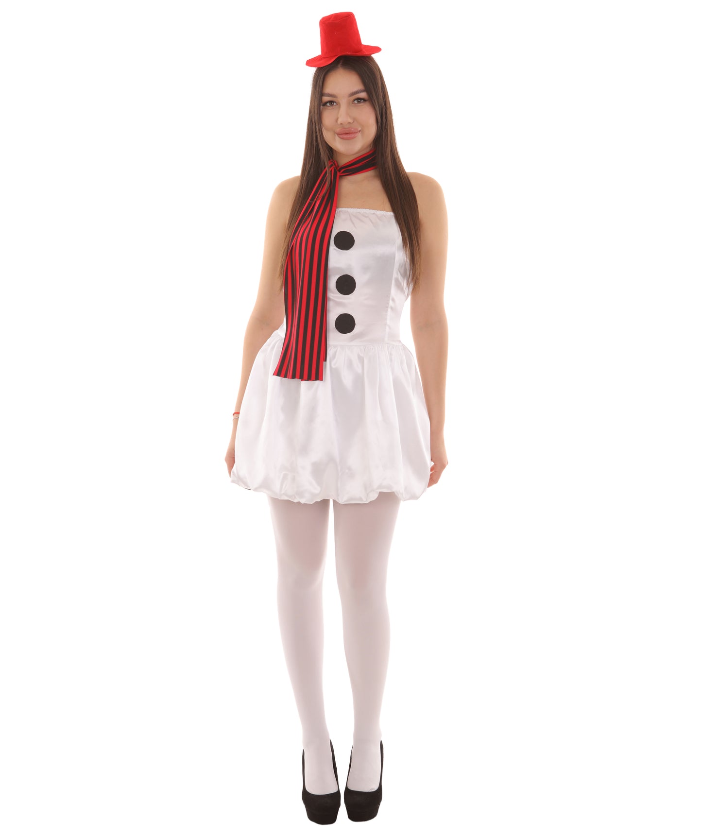 Wigs2you.com JCX-005女性のクリスマス雪だるまコスチューム,コスプレ衣装 