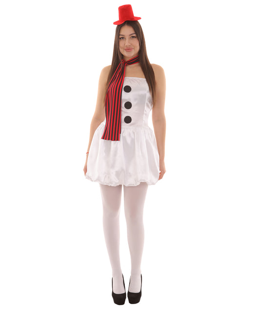 Wigs2you.com JCX-005女性のクリスマス雪だるまコスチューム,コスプレ衣装 