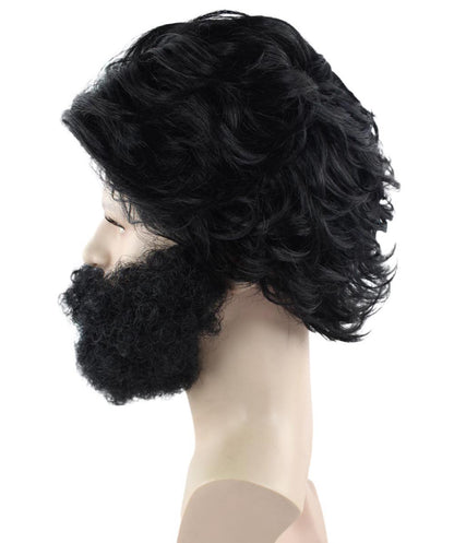 ハロウィンパーティー プレミアム 男性用 H-2257 コスプレ ウィッグ ザ・ハングオーバー アラン ウィッグ および ひげ