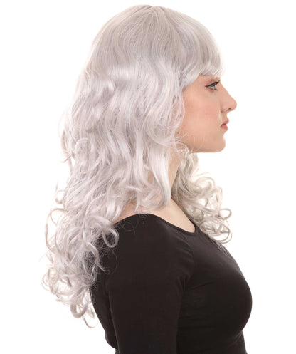 Wigs2you ハロウィンパーティープレミアム H-830 バットマン 女性ジョーカーウィッグ グレー色