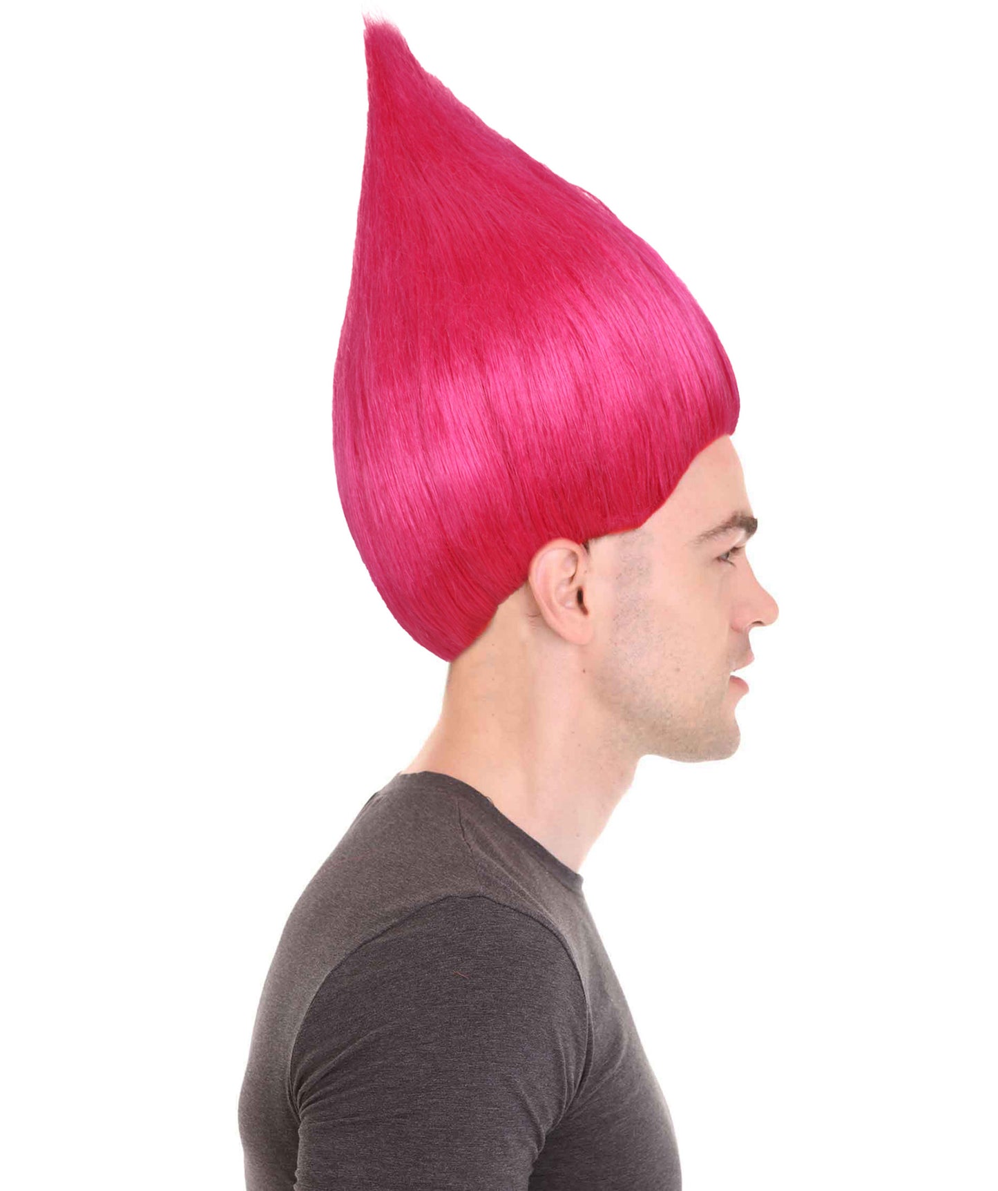 Wigs2you ハロウィンパーティープレミアム メンズ H-624 トロールズウィッグ ネオンピンク