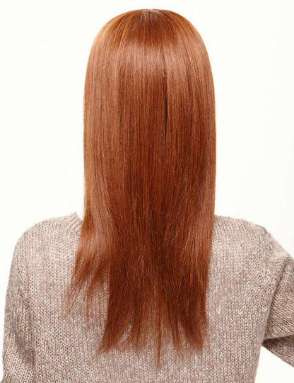 定番の人気商品です！ストレートロングスタイル  ウィッグ1つで簡単にサラサラヘアーに！ ウィッグネット付き W-407