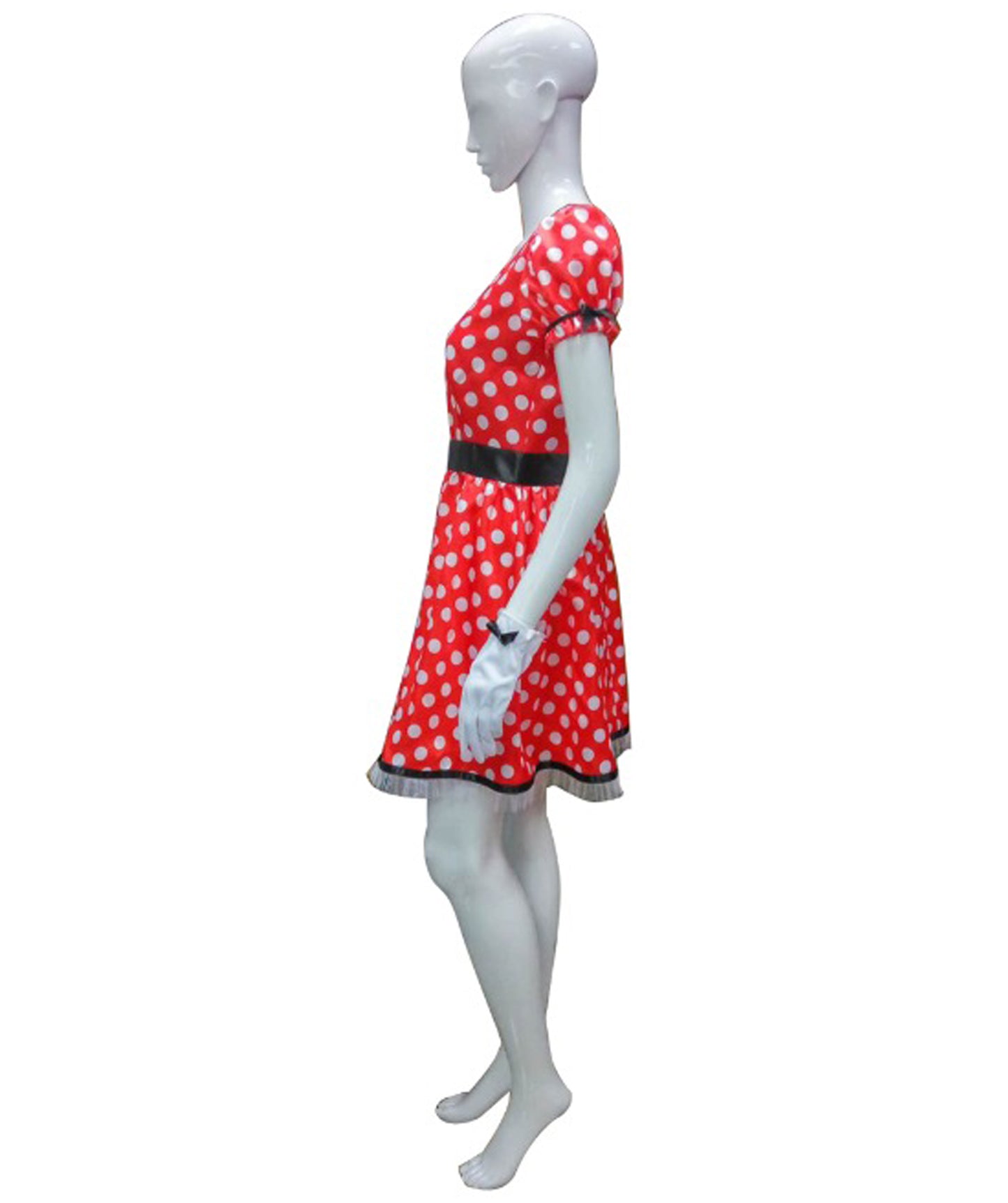 女性用 JCP-062 サッシー ミス マウス コスチューム レッド ハロウィン コスチューム