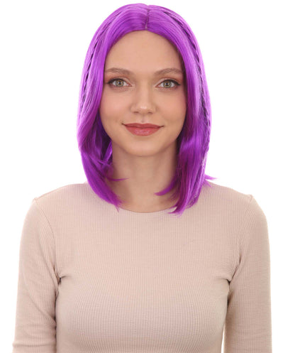 Wigs2you ハロウィンパーティー プレミアム レディース H-922 スワンプクイーン ウィッグ ネオンパープル色