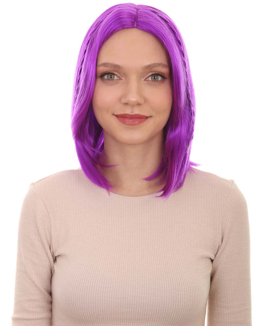 Wigs2you ハロウィンパーティー プレミアム レディース H-922 スワンプクイーン ウィッグ ネオンパープル色