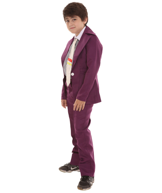シンガー ボウイ JCP-028_8(Kids) コスプレコスチューム（子供用） ライトパープル