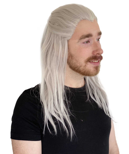Wigs2you C-216 ウィッチハンター ウィッグ メンズ コスプレウィッグ ワーロックウィッグ ショート スリックバック 耐熱 フルウィッグ ハロウィン 仮装 イベント パーティー