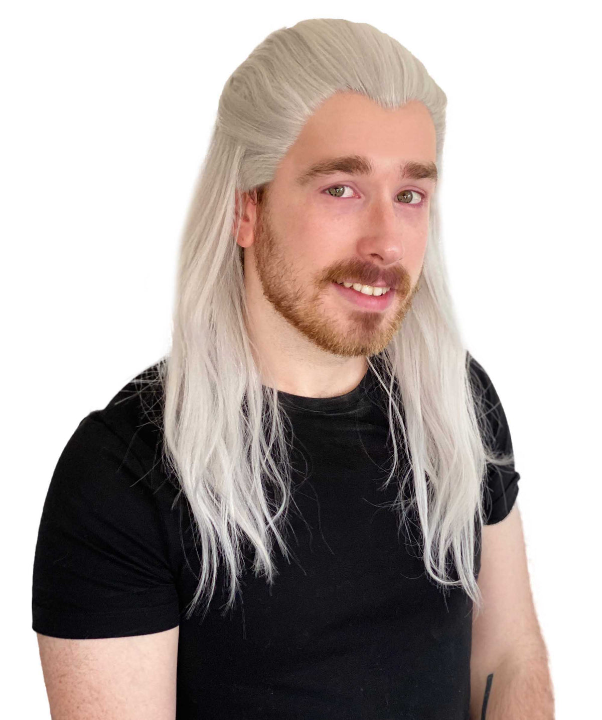 Wigs2you C-216 ウィッチハンター ウィッグ メンズ コスプレウィッグ ワーロックウィッグ ショート スリックバック 耐熱 フルウィッグ ハロウィン 仮装 イベント パーティー