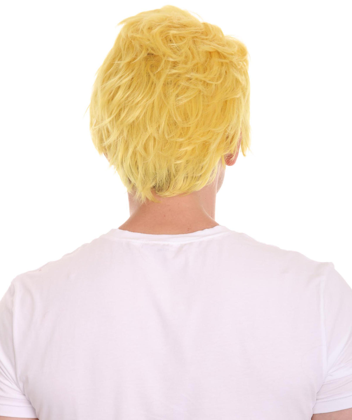 Wigs2you C-222 ウィッグ メンズ コスプレウィッグ ショート オレンジ ブロンド フルウィッグ 耐熱 アニメ コスプレ 仮装 イベント