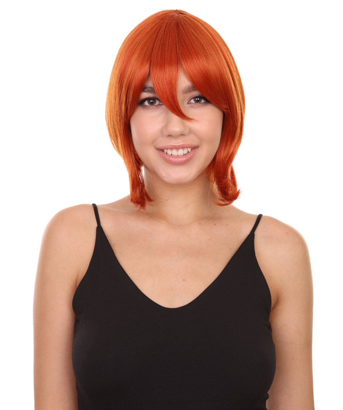 Wigs2you C-223 魔法使いの嫁』羽鳥チセ ウィッグ – 女性用コスプレウィッグ（ショート・赤茶色・フルウィッグ） – 耐熱 – アニメコスプレ・衣装・イベント用