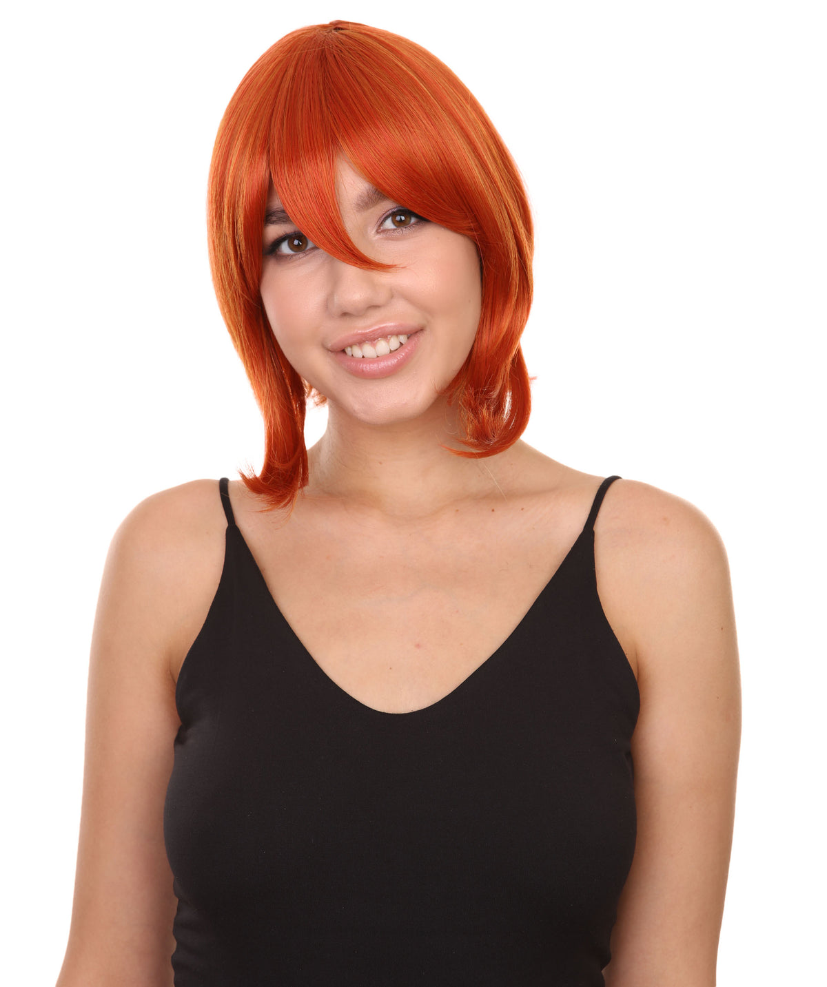 Wigs2you C-223 魔法使いの嫁』羽鳥チセ ウィッグ – 女性用コスプレウィッグ（ショート・赤茶色・フルウィッグ） – 耐熱 – アニメコスプレ・衣装・イベント用