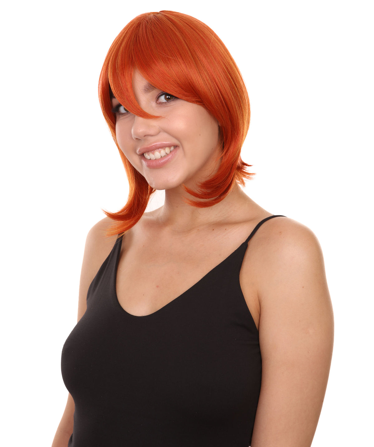 Wigs2you C-223 魔法使いの嫁』羽鳥チセ ウィッグ – 女性用コスプレウィッグ（ショート・赤茶色・フルウィッグ） – 耐熱 – アニメコスプレ・衣装・イベント用