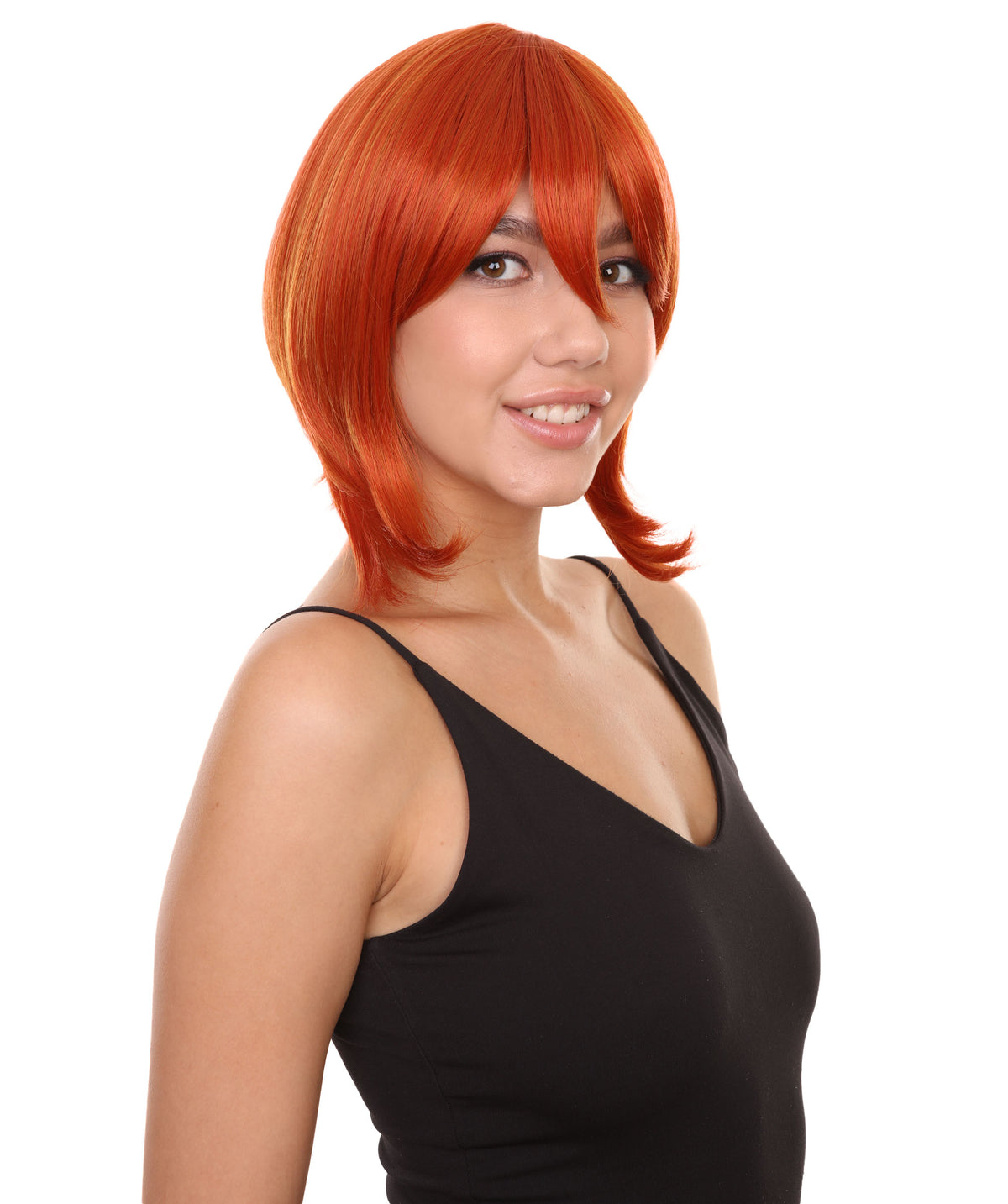 Wigs2you C-223 魔法使いの嫁』羽鳥チセ ウィッグ – 女性用コスプレウィッグ（ショート・赤茶色・フルウィッグ） – 耐熱 – アニメコスプレ・衣装・イベント用