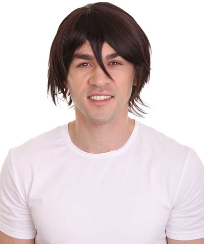 Wigs2you C-224 ダーリン・イン・ザ・フランキス ヒロ ウィッグ メンズ ブラック 黒 ショート レザーカット コスプレウィッグ アニメ フルウィッグ 耐熱 ハロウィン 仮装