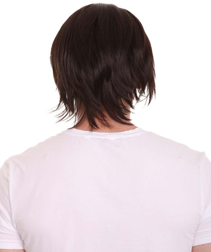 Wigs2you C-224 ダーリン・イン・ザ・フランキス ヒロ ウィッグ メンズ ブラック 黒 ショート レザーカット コスプレウィッグ アニメ フルウィッグ 耐熱 ハロウィン 仮装