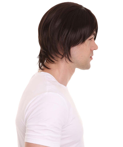 Wigs2you C-224 ダーリン・イン・ザ・フランキス ヒロ ウィッグ メンズ ブラック 黒 ショート レザーカット コスプレウィッグ アニメ フルウィッグ 耐熱 ハロウィン 仮装