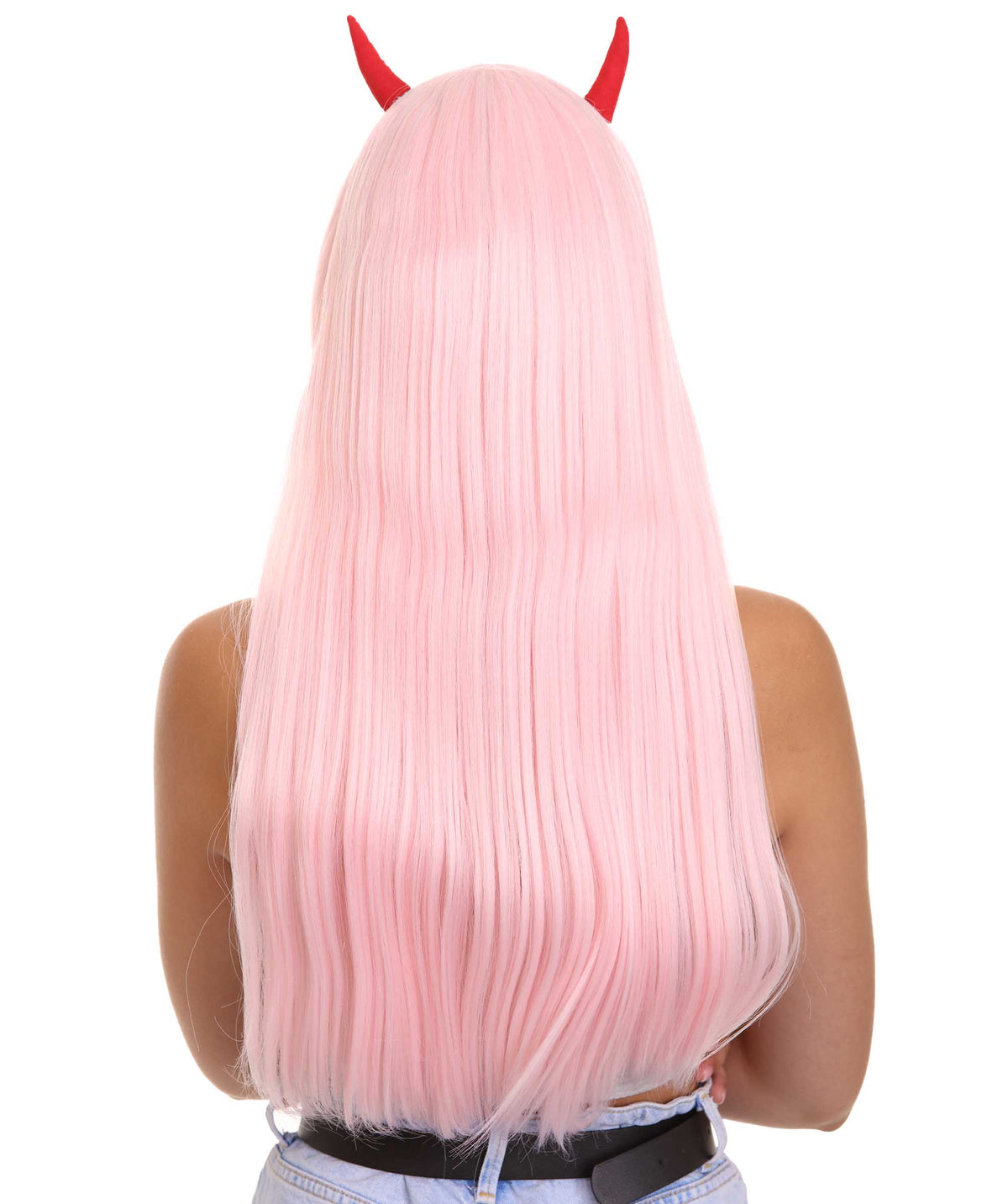 Wigs2you C-225 ダーリン・イン・ザ・フランキス ゼロツー ウィッグ レディース ピンク コスプレウィッグ デビルホーン ショート アニメ フルウィッグ ハロウィン 仮装