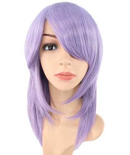レディースファッション C-071 ロングストレート C-ワインレッド コスプレヒートスタイラブルウィッグ