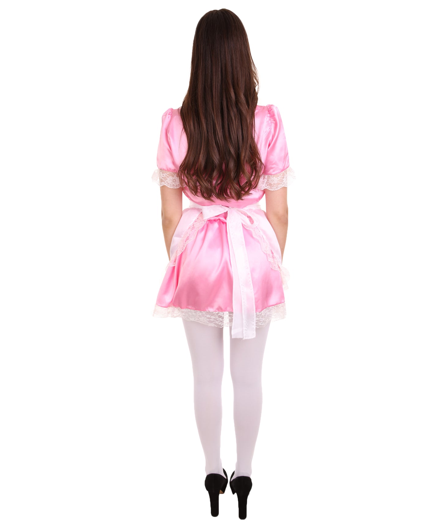 女性用 JCO-343_10 伝統的なメイドユニフォーム ライトピンク コスプレ コスチューム