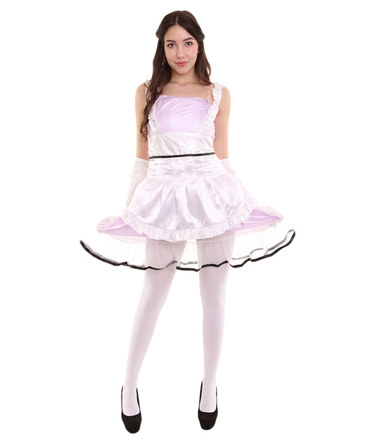 大人用女性 JCO-329_14 セクシーなフレンチメイド制服 ライトパープル コスプレ コスチューム