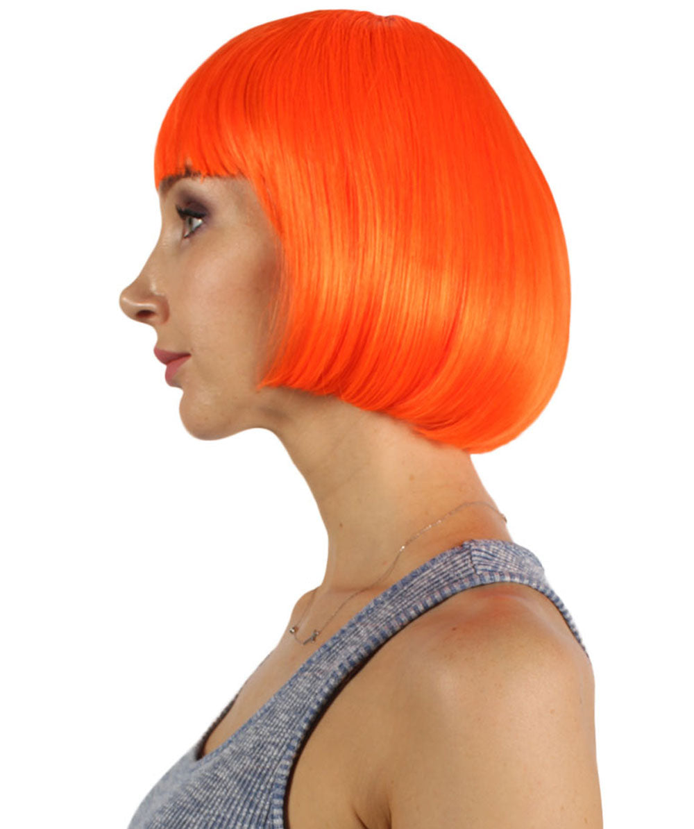 Wigs2you ハロウィンとパーティープレミアムレディース H-502 クラシックフラッパー ネオンオレンジ