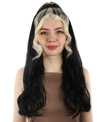 大人向け女性用 H-5820 ブラウン K-pop ガール グループ シンガー ポニーテール ウィッグ ハロウィンに最適 難燃性合成ファイバー