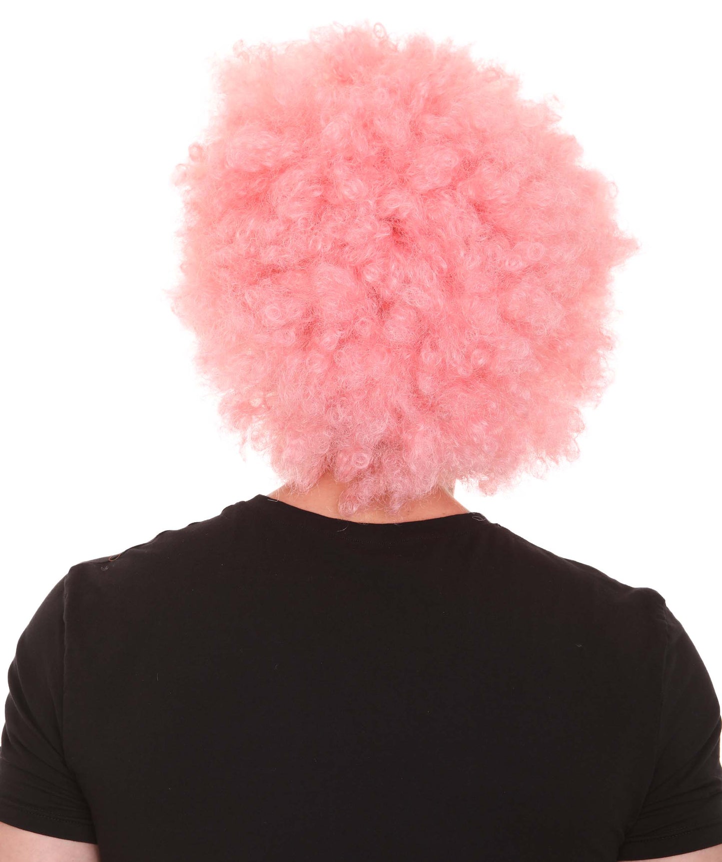 大人 男女兼用 80年代 画家風 アフロウィッグ 顎髭と口髭セット ピンク H-5120 シンプルでクラシックなセレブコスチューム プレミアムハロウィンウィッグ