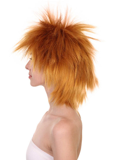 Wigs2you ハロウィンパーティープレミアムレディース H-1684 着け心地が良い とても快適 ファンキーパンク ゴールデンブラウンウィッグ