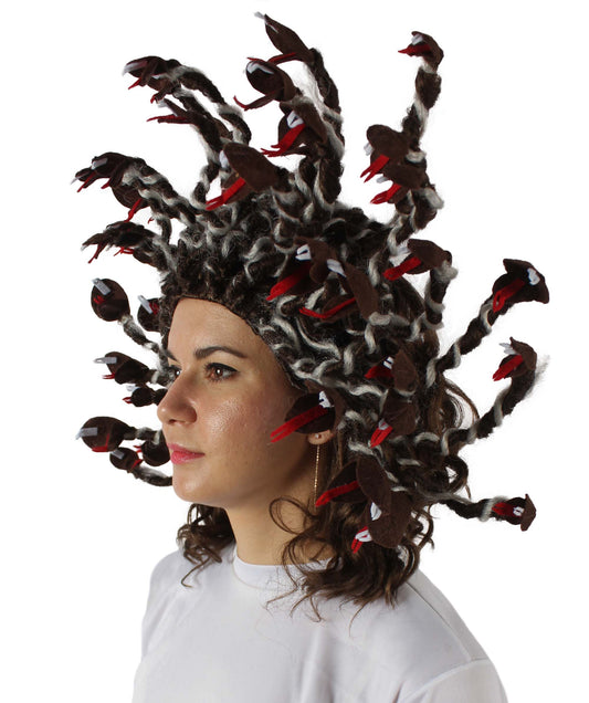 Wigs2you H-5664 大人用 ユニセックス ギリシャ神話 メデューサ ヘビ ウィッグ | 複数のカラーオプション