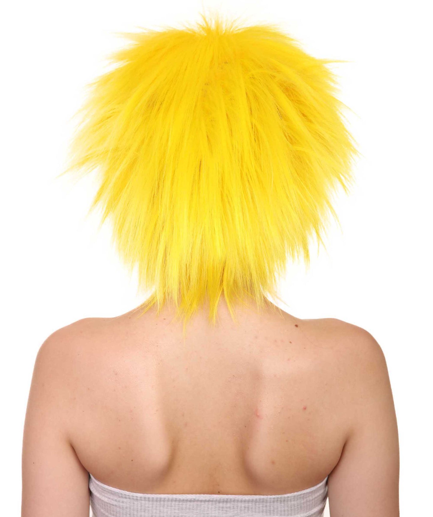 Wigs2you ハロウィンパーティープレミアムレディース H-1685 着け心地が良い とても快適 ファンキーパンク イエローウィッグ