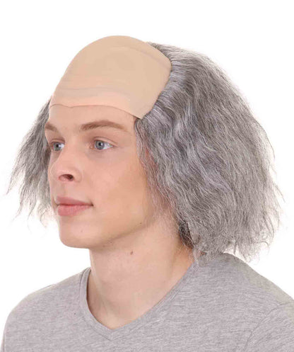 Wigs2you ハロウィンパーティー プレミアム メンズ H-642 ハゲ爺さんウィッグ グレー色