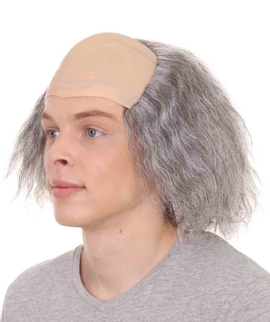 Wigs2you ハロウィンパーティー プレミアム メンズ H-642 ハゲ爺さんウィッグ グレー色