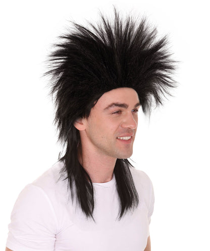 Wigs2you ハロウィン パーティー プレミアム メンズ H-600 レイブ ウィッグ ブラック