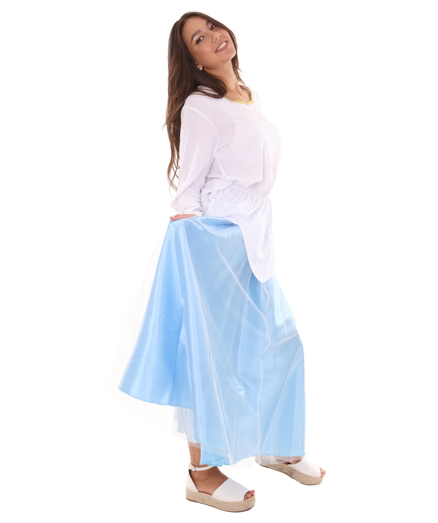 女性 JCP-106 の妖精の母コスチューム ホワイトのコスプレコスチューム