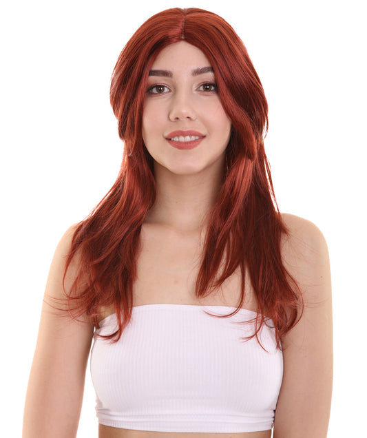 Wigs2you ハロウィンパーティー プレミアム レディース H-930 3レイヤーのパーティーガールウィッグ ダークオーバーンカラー