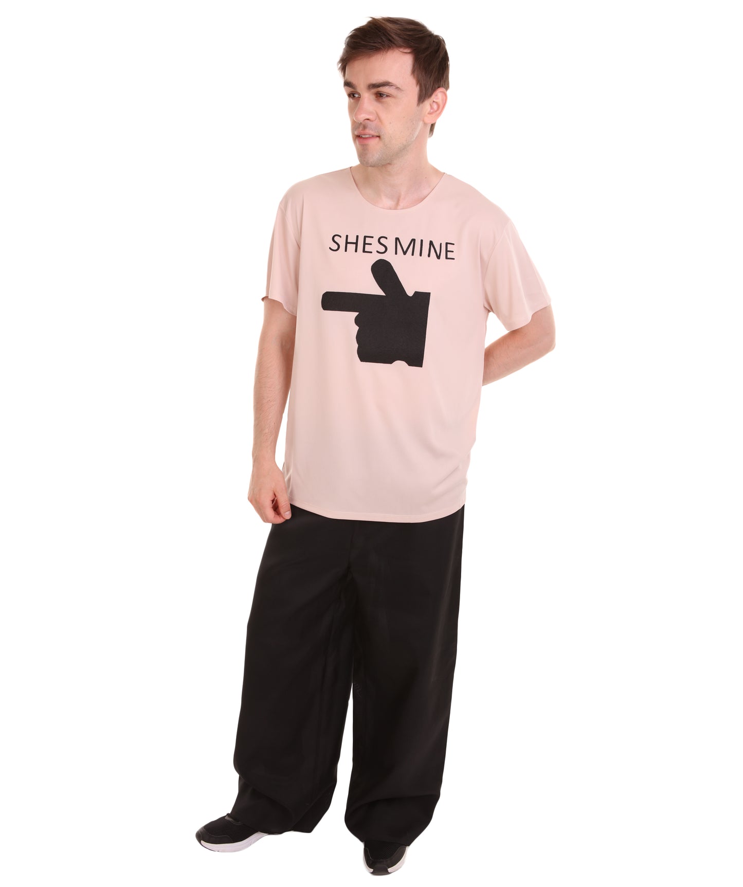 大人向け女性用 JCO-168_11 バレンタインデー ヌード マッチング カップル "He's Mine" Tシャツ コスプレ コスチュームコレクション