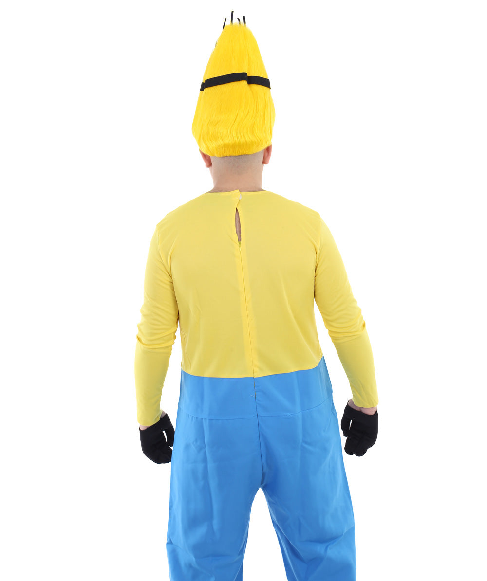 男性 JCP-055 の映画ケビン衣装 イエローとブルーハロウィンコスチューム