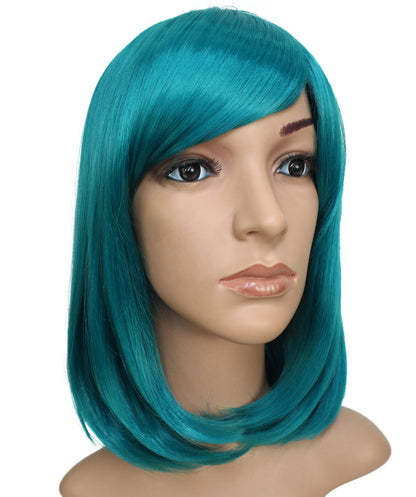 Wigs2You ミディアムストレートウィッグ サイドバング付き フルウィッグ 耐熱ファイバー製 コスプレ・イベント用 - サンディブラウン C-069