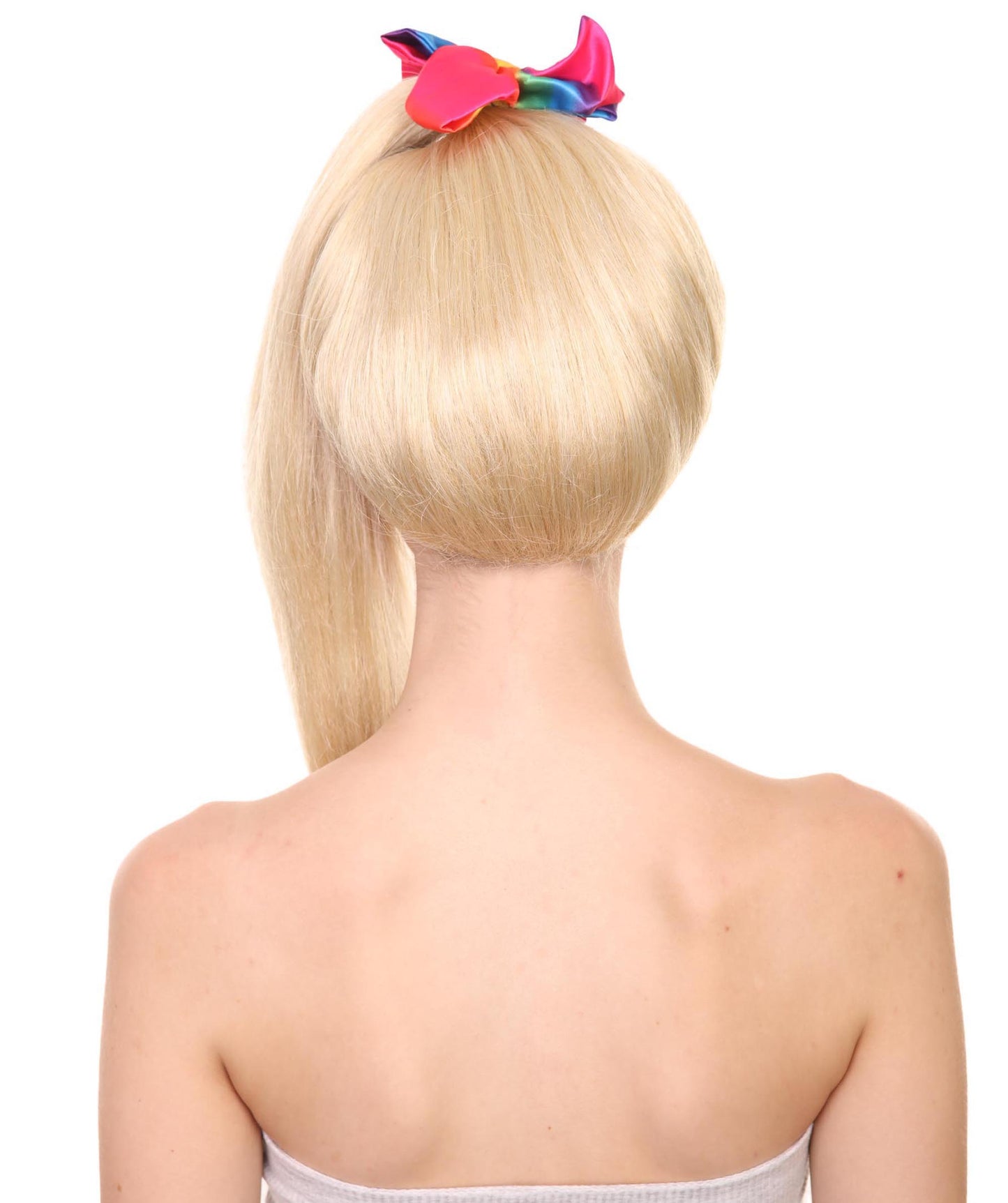 プレミアムハロウィンパーティーレディ H-5427 ロングレングス スパンキーアメリカンアクトレスウィッグ ブロンド