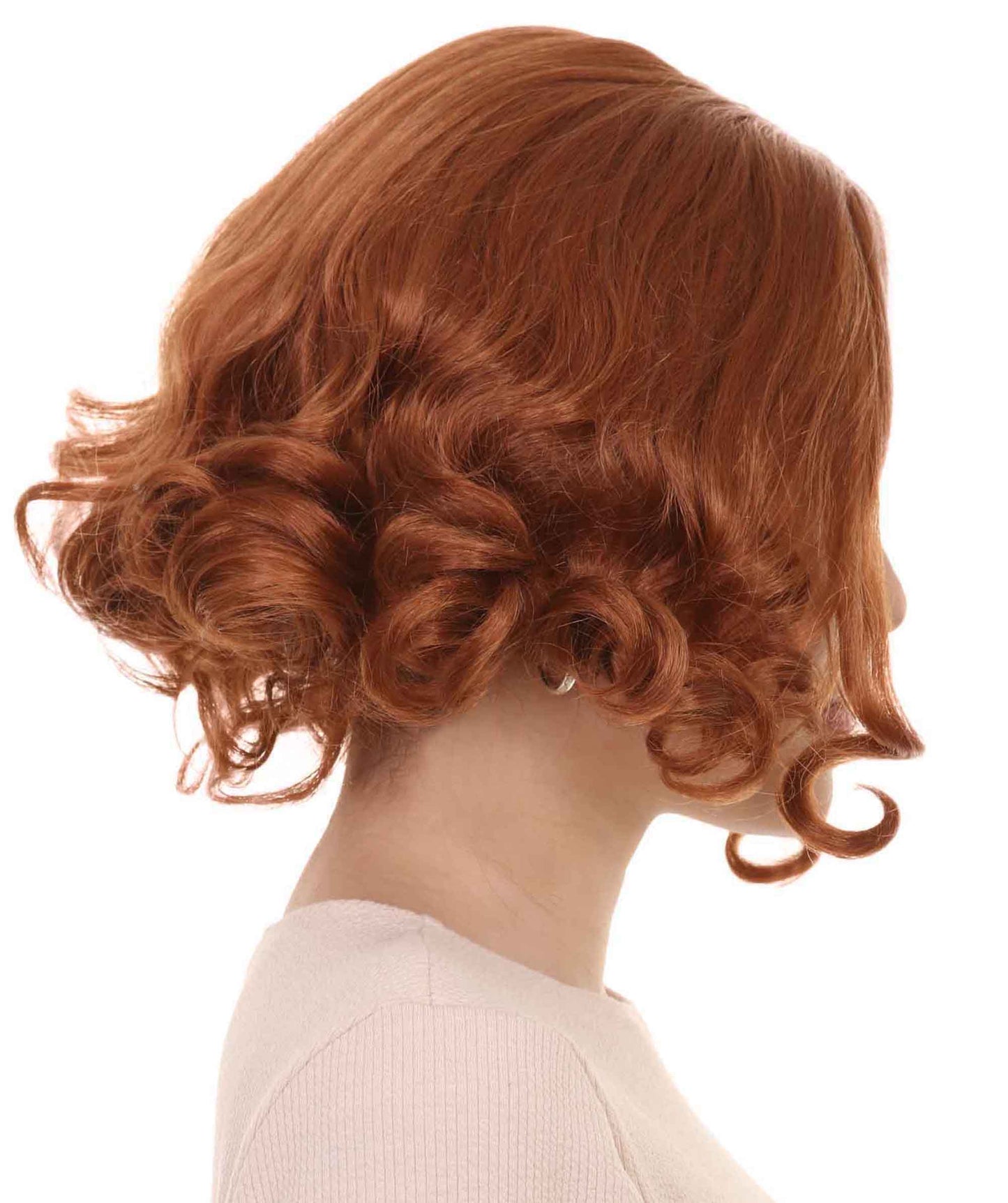 レディース Persona 5 Haru Okumura H-3842 ブラウン セクシーコスプレパーティーハロウィンウィッグ プレミアム 通気性の良い キャップレスキャップ