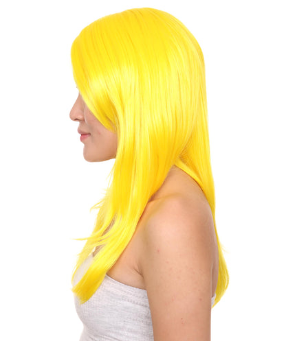 Wigs2you ハロウィンパーティー プレミアム レディース H-934 3レイヤーのパーティーガールウィッグ イエローカラー