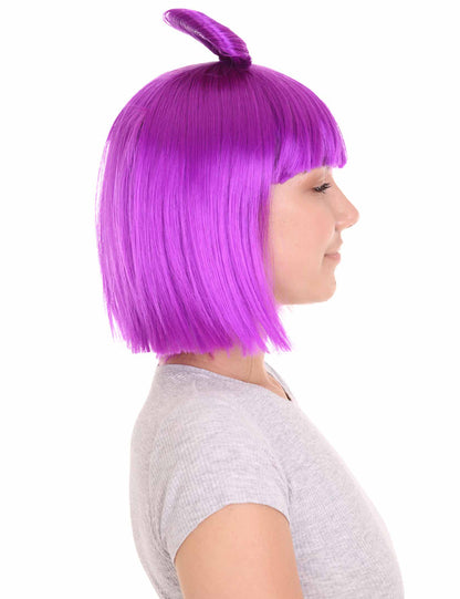 Wigs2you ハロウィンパーティープレミアムレディース H-1670 着け心地が良い とても快適 ネオンパープル バタフライウィッグ
