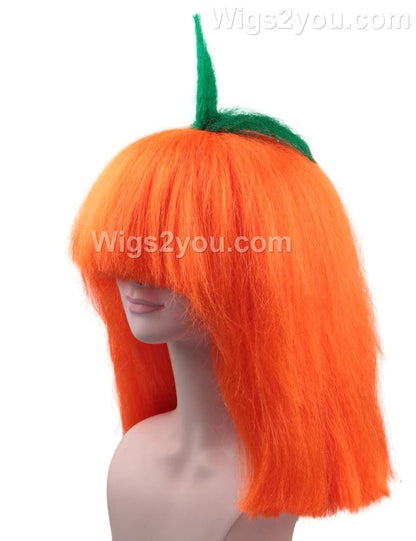 カボチャ党ユニセックスかつら|党がすぐに使える想像コスプレ・ハロウィンかつら|割増空気を通すCaplessなキャップH-472