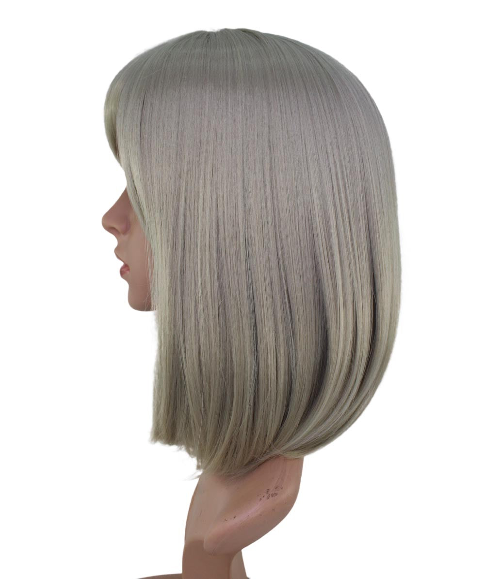 Wigs2You ミディアムストレートウィッグ サイドバング付き フルウィッグ 耐熱ファイバー製 コスプレ・イベント用 - サンディブラウン C-069