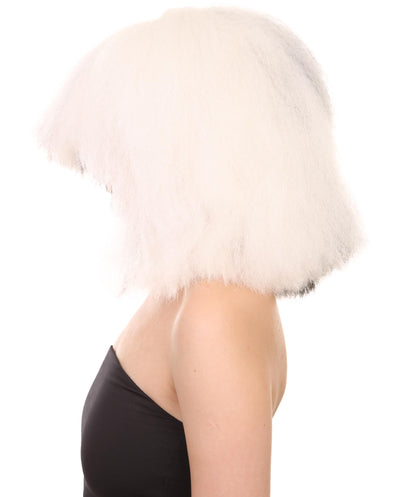 Wigs2you ハロウィンとパーティー プレミアム レディース H-493 SIA ブラックとホワイト ウィッグ 特大